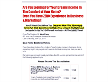 Tablet Screenshot of inboxwealthideas.com